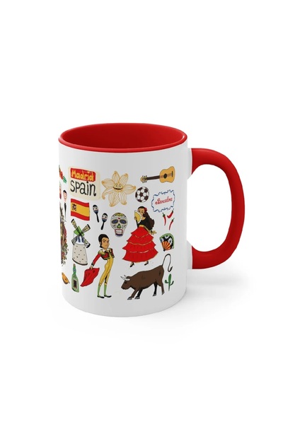 daphne studio كوب أحمر أسبانيا أسبانيا فرنسا إيطاليا السفر السفر عطلة كوب بتص...