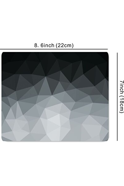 Choice وسادات ماوس كبيرة 220 × 180 × 1 مم، قطعة واحدة للمكتب، وسادة ماوس للألعاب، وسادة ماوس بحواف مخيطة وغير قابلة للانزلاق