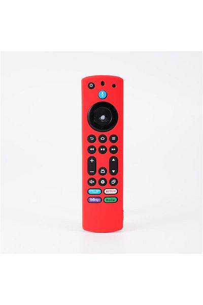 Choice Red Silicone Remote case for 2023 Fire TV Stick 4K Max 2nd/Fire TV Omni Series/Fire TV 4-Series Remo