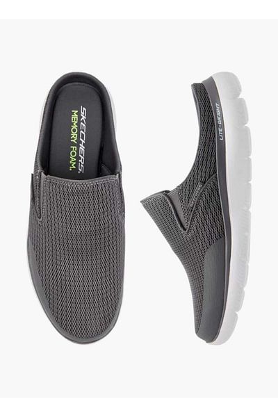 SKECHERS Men's Textured Slip-On Mules - SUMMITS VINDICATOR