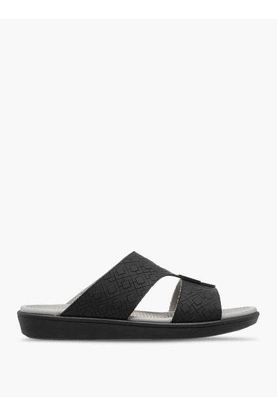 Duchini Duchini Men's Cutout Detail Slip-On Arabic Sandals