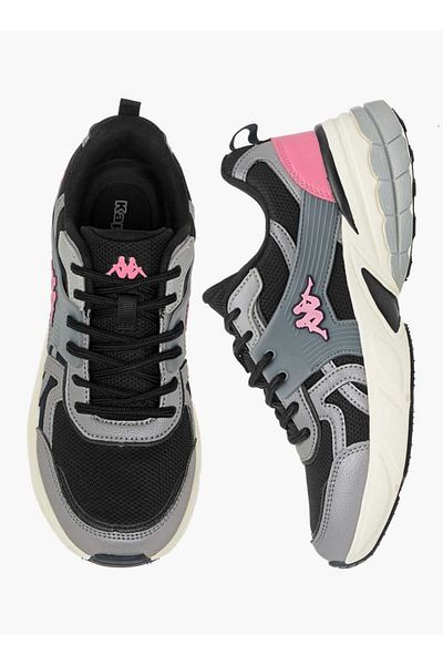 Kappa Women's Panelled Lace-Up Sports Shoes with Pull Tabs