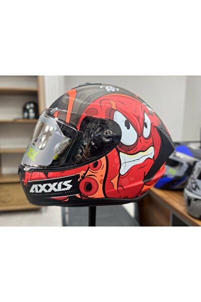 AXXIS Draken Full Face Kask - Renkli