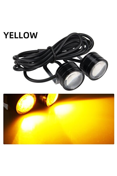 Choice1 مصباح ضباب نهاري للدراجات النارية من الصين، أصفر، زوج واحد، ضوء ستروب...