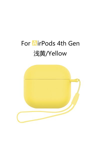 Choice For AirPods 4 2024 With Lanyard Earphone Case for AirPods 4 with Active Noise/AirPods 4（2024）Soft Si