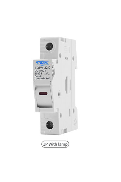 Choice1 1P With LED 1P 2P DC Fuse Holder 10*38mm High Voltage Solar PV 1100V ...