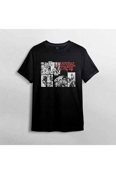 Pixxa Cannibal Corpse - Μπλουζάκι Death Metal Crewneck 100% βαμβακερό - Μοντέλο 1
