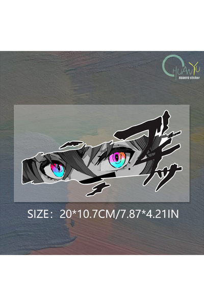 Choice 20x10.7 سم C296A1 ملصق سيارة أنمي رسوم متحركة مظهر JDM غطاء خدش جسم ال...