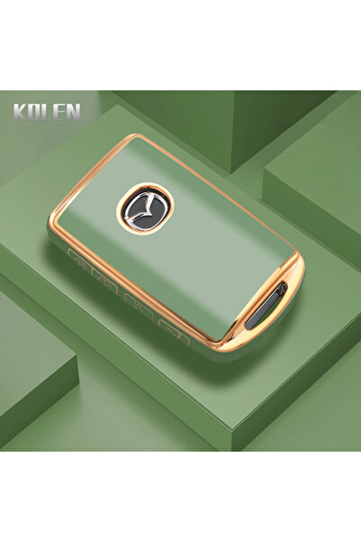 Choice4 جراب جديد باللون الأخضر فقط، غطاء مفتاح سيارة TPU جديد لسيارة Mazda 3...