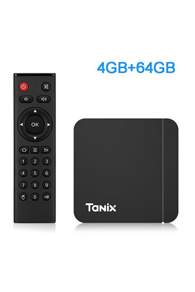 SkyBeats صندوق تلفاز Tanix W2 Android 11 TV BOX الأصلي بمقبس الاتحاد الأوروبي 4G64G Amlogic S905W2 2G/16G AV1 BT TVBOX 2.4G&5G