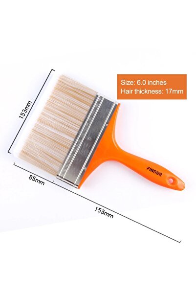 Choice1 6 inch Home Improvement Wall Paint Brush PET Soft Bristle Durable Cle...