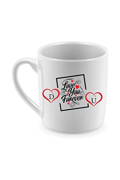 Be Care A double-sided tea mug with the letters D&U in English and You Are Al...