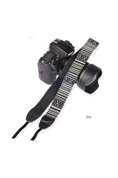 XMSJ 206 Portable Camera Strap Adjustable Cotton Leather Camera Shoulder Neck Strap Belt For Sony/ Nikon