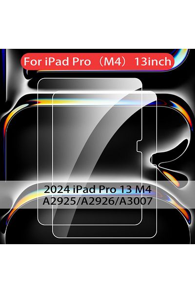 Choice iPad Pro 13 M4 2pcs Tempered Glass Films for 2024 iPad Air 11/13 M2 Pro 11/13 M4 Screen Protector fo