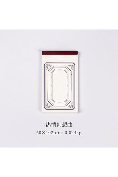 Choice d Yoofun 30sheets/book Retro Material paper Note Series Tickets Memo Paper Notes Memo Pad Diary Sta.