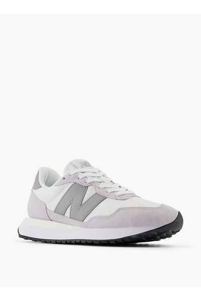 New Balance Women's Logo Detail Sneakers with Lace-Up Closure - 237