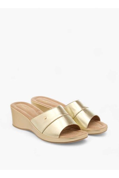 Flora Bella by Shoexpress Flora Bella Slip-On Sandals with Wedge Heel