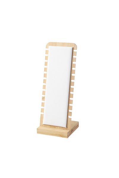 Choice white Fashion Wood Necklace Display Stand Large Capacity Pendant Bracelet Anklet Long Chain Jewelry