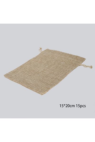 Choice style4 15pcs 15-50 Cotton and Hemp Bundle Pocket Gift Bag for Children's Day Gift Packaging Bag DIY