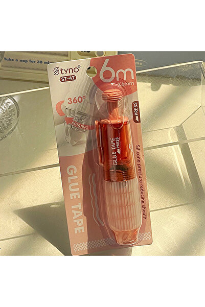 Choice3 Pink Transparent Dot Dispensing Double-sided Tape Replaceable Refills...