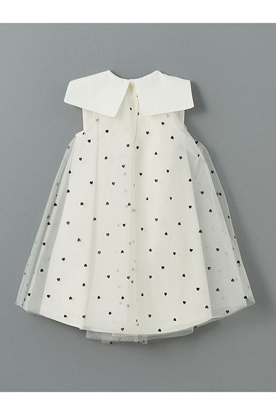 LC Waikiki Crew Neck Girl's Lace Dress