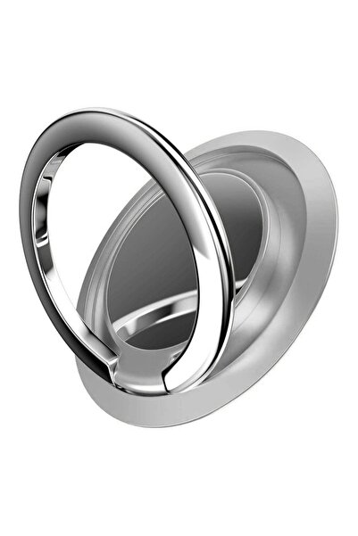 Choice حامل خاتم الإصبع الفضي مع مقبض يدور 360 درجة للهاتف المحمول والسيارة و...