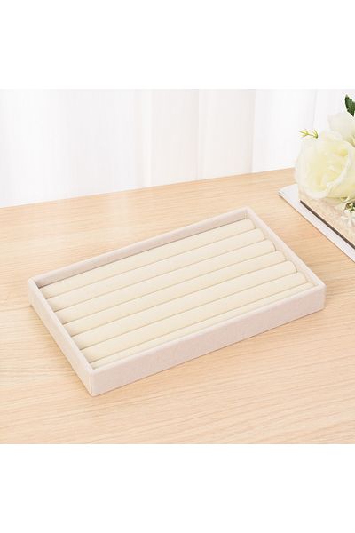 Choice G Jewelry Storage Box Earring Ring Necklace Brooch Holder Flannelette Jewelry Display Box Necklace .