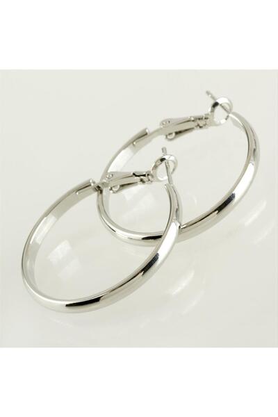 GM TAKI Çelik Modern Moda Orta Boy Halka Küpe