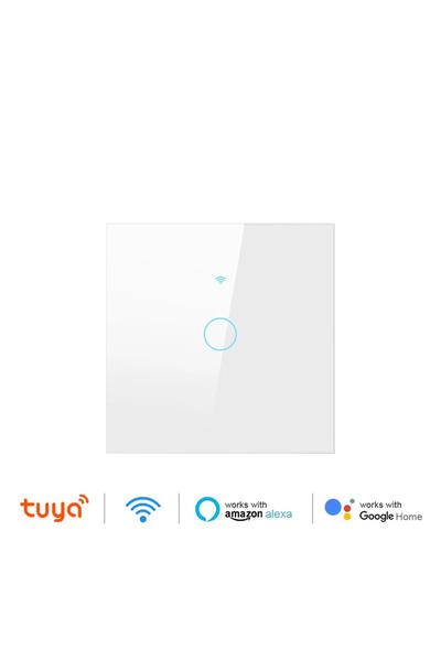 Choice6 مفتاح إضاءة ذكي Tuya Wifi 1 Gang بدون سلك محايد لوحة لمس مفتاح حائط ا...