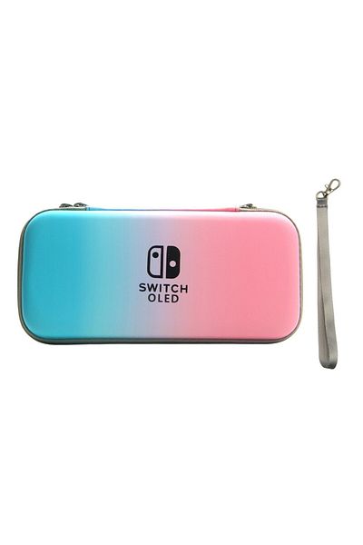 Choice Light Blue Pink Switch Oled Storage Case, Switch Protection, Gradient Color Scheme, Eva Material