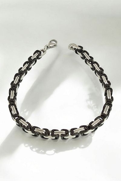 Çlk Accessories Steel Men's Bracelet - Three-Dimensional Thick Chain 707640