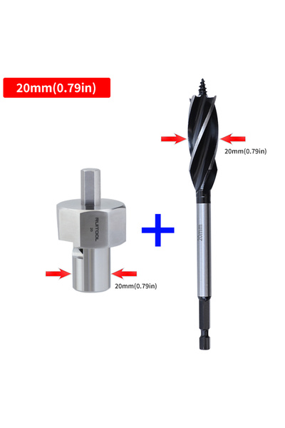 choice2 مجموعة مثاقب 20 مم، قطعة واحدة، منضدة عمل، أداة ثقب الكلب، أداة ثقب ا...
