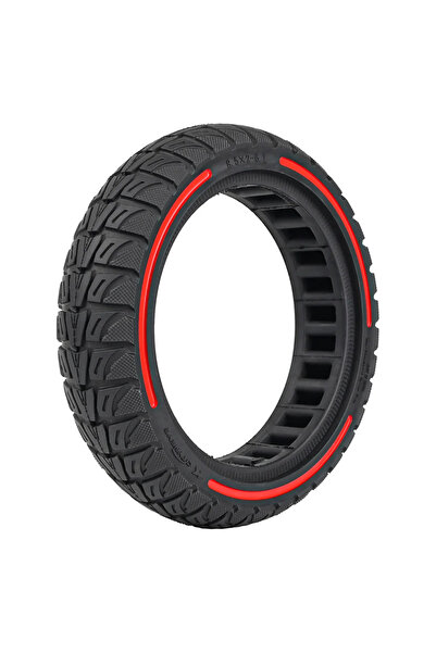 Choice عجلة متينة حمراء مقاس 8.5 بوصة، مقاس 8.5 × 2-6.1، إطار صلب بلون العسل،...