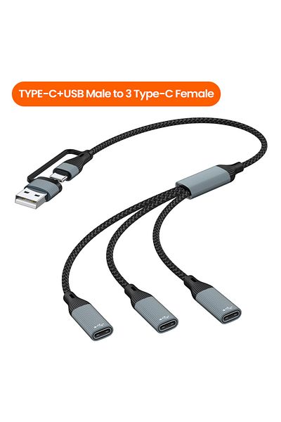 Choice USB Type C TO 3C USB Type C HUB Multiple Splitter Adapter OTG Data Transfer 3/2 Port USB Power Charg