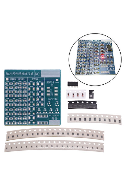 Choice10 لوحة SMD SMD NE555 CD4017 مكونات LED الوامضة الدوارة SMT LQFP44 لوحة...