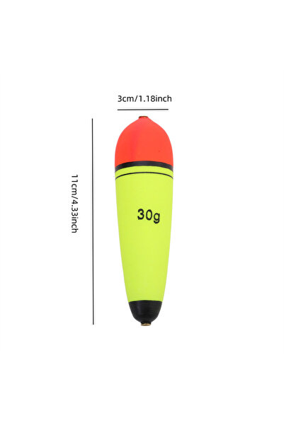 Choice 4 قطع 30 جرام 4 قطع 10 جرام - 120 جرام عوامة صيد رغوية عائمة من مادة إ...