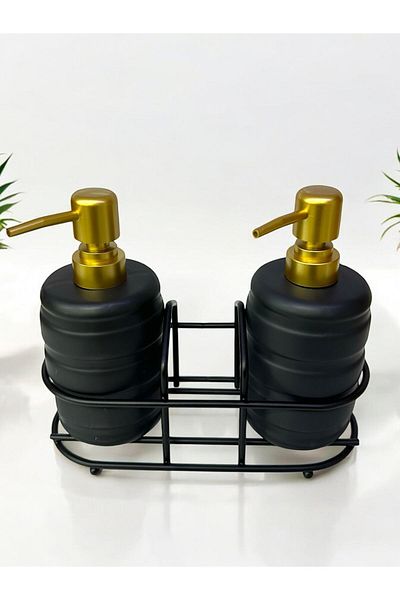UCR HOME 4122 Στρογγυλός διανομέας υγρού σαπουνιού με μεταλλική βάση Πάγκος Μπάνιο Νεροχύτης Κουζίνας Δοχείο σαπουνιού