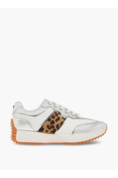 ELLE Women's Animal Print Sneakers with Lace-Up Closure