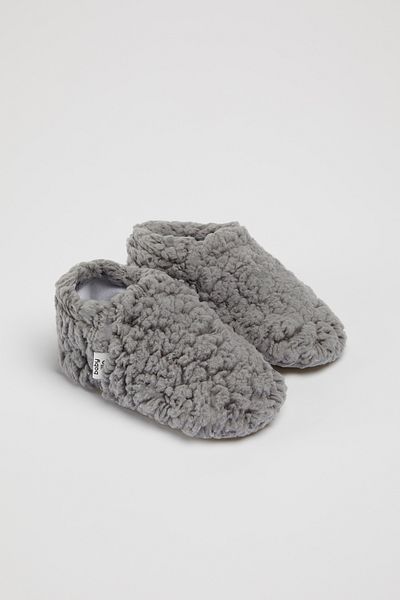 BabyZilla Teddy Baby Booties, Non-Slip Sole, Home Nursery Shoes, Organic Cotton Lining, Home Boot Slippers