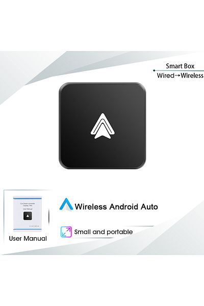 Choice Android Auto Box JMCQ 2024 Hot Wireless CarPlay Box Android Auto Adapt For Wired CarPlay Display To