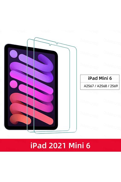 Choice iPad Mini 6 2pcs Tempered Glass Films for 2024 iPad Air 11/13 M2 Pro 11/13 M4 Screen Protector for i