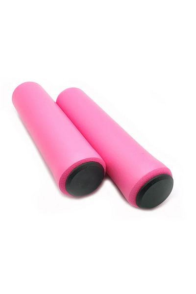 Choice Pink Soft Silicone Bicycle Handlebar Grips Outdoor MTB Road Bike Sponge Grips Cover Anti-slip Strong