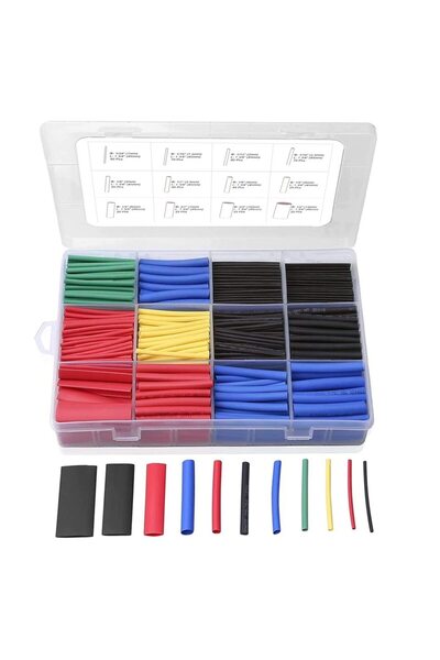 Choice1 560 قطعة في صندوق 580/560 قطعة من مجموعة أنابيب الانكماش الحراري المص...