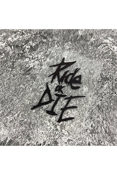 Choice4 ملصقات إطار الدراجة "Ride or Die" مقاس 2.8 × 4 سم (صغير) من LK-RIDE-B...