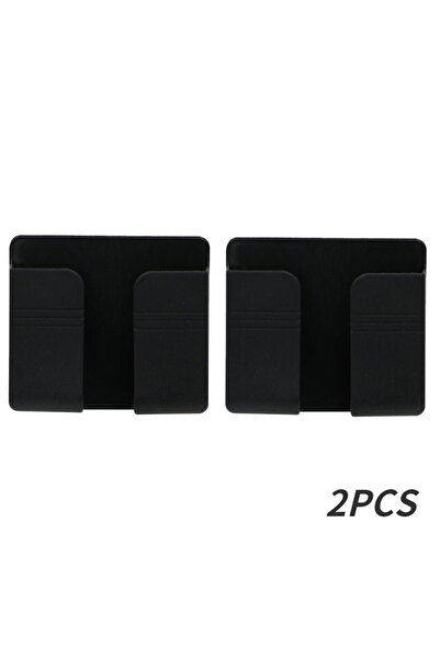 Choice صندوق تخزين متعدد الوظائف مثبت على الحائط من قطعتين باللون الأسود، منظ...