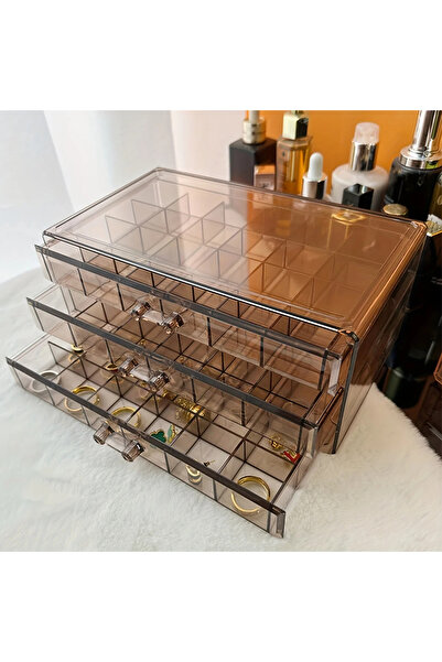 Choice صندوق تخزين مجوهرات أنيق وعملي من توني، منظم ذو سعة كبيرة مكون من 3 طب...