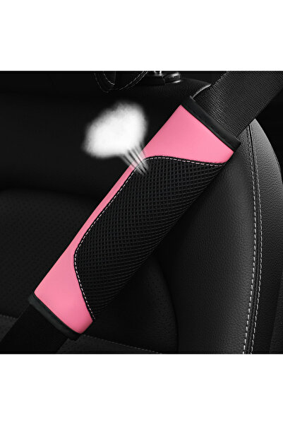 choice2 حزام كتف مقعد السيارة القابل للتنفس من الجلد الشبكي ثلاثي الأبعاد بال...