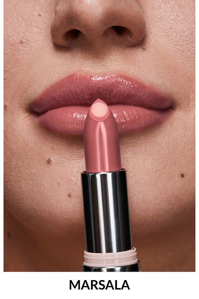 AVON Hydramatic Shine Lipstick, Marsala