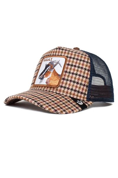 Goorin Bros Vzorovaná šiltovka Goorin Bros. Jacquard Goat Brown