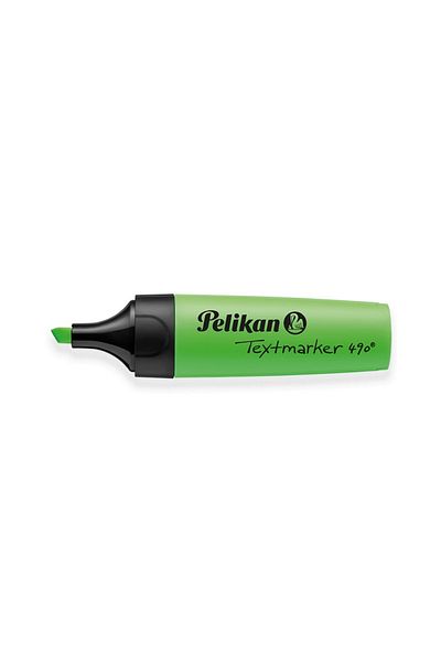 Pelikan |   Highlighter 490, Green, Broad Tip, Bright Color, for Note and Text Highlighting